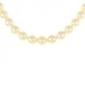 シルバークラスプ アコヤパール ネックレス 7.5-8mm