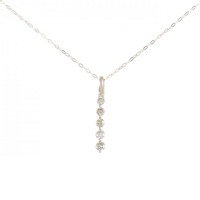 K18PG ダイヤモンド ネックレス 0.30CT