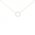 【新品】K10YG ダイヤモンド ネックレス 0.04CT
