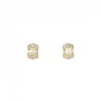 【新品】K18YG ダイヤモンド ピアス 0.40CT