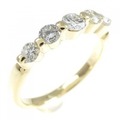 K18YG ダイヤモンド リング 0.56CT