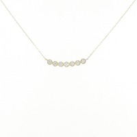 【リメイク】K18YG ダイヤモンド ネックレス 0.20CT