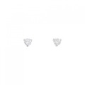 PT ソリティア ダイヤモンド ピアス 0.30CT