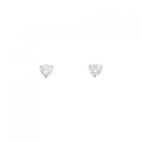PT ソリティア ダイヤモンド ピアス 0.30CT