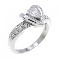 PT ハート ダイヤモンド リング 0.268CT