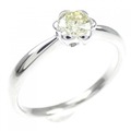 PT フラワー ダイヤモンド リング 0.40CT