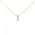 K18YG ダイヤモンド ネックレス 0.15CT