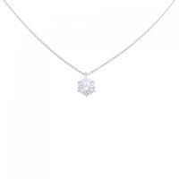 【リメイク】PT ダイヤモンド ネックレス 1.001CT F I1 VG