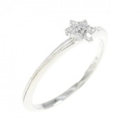 ペルリータ・ミキモト フラワー ダイヤモンド リング 0.05CT