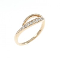 K18PG ダイヤモンド ピンキーリング 0.06CT