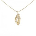 K18YG ダイヤモンド ネックレス 0.21CT