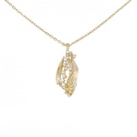 K18YG ダイヤモンド ネックレス 0.21CT