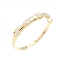 K18YG ダイヤモンド リング 0.10CT