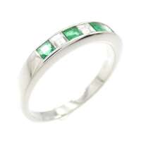 PT エメラルド リング 0.21CT