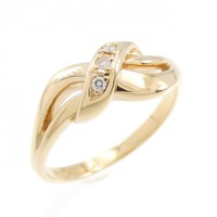 K18YG ダイヤモンド リング