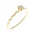 K18YG ダイヤモンド リング 0.08CT