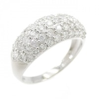 PT パヴェ ダイヤモンド リング 1.00CT