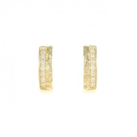 K18YG ダイヤモンド ピアス 0.14CT
