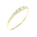 【リメイク】K18YG ダイヤモンド リング 0.15CT