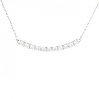 【新品】PT ダイヤモンド ネックレス 1.038CT D VS1-SI1 EX-GOOD