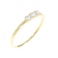 【リメイク】K18YG ダイヤモンド リング 0.15CT
