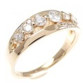 K18PG ダイヤモンド リング 0.41CT