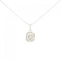 K18WG ダイヤモンド ネックレス 0.30CT