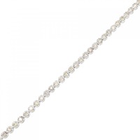 K18WG ダイヤモンド ブレスレット 1.00CT