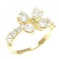 K18YG ダイヤモンド リング 1.03CT
