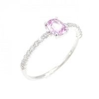 PT サファイヤ リング 0.39CT