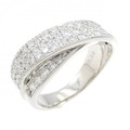 PT パヴェ ダイヤモンド リング 1.00CT