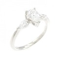 【新品】PT ダイヤモンド リング 0.597CT
