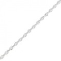 K18WG ダイヤモンド ブレスレット 1.00CT