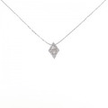 K18WG ダイヤモンド ネックレス 0.20CT