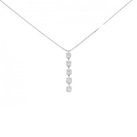 K18WG ダイヤモンド ネックレス 0.50CT
