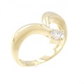 K18YG ダイヤモンド リング 0.10CT