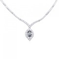 PT/K18WG アレキサンドライト ネックレス 0.61CT