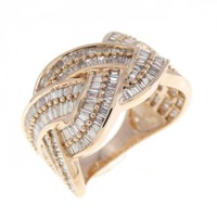 K18PG ダイヤモンド リング 1.50CT