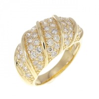 K18YG ダイヤモンド リング 1.004CT