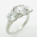 ハリーウィンストン スリーストーン リング 1．05ct・D・VS2／E・VS1?230％引き