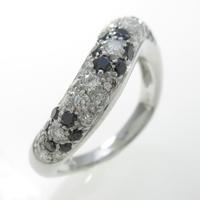 750WG フラワー ダイヤモンドリング30％引き