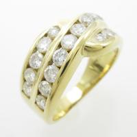 K18YG ダイヤモンドリング30％引き