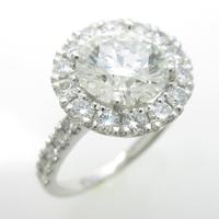 【リメイク】プラチナダイヤモンドリング 2．018ct・H・SI1・EXCELLENT