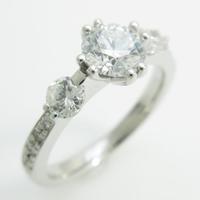 【リメイク】プラチナダイヤモンドリング 0．536ct・E・VS1・EXT