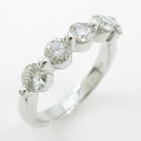 K18WG ダイヤモンドリング