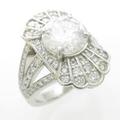 プラチナダイヤモンドリング 2．504ct・I・I1・VERYGOOD