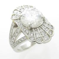 プラチナダイヤモンドリング 2．504ct・I・I1・VERYGOOD