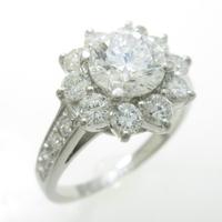 プラチナダイヤモンドリング 1．015ct・E・VS1・VERYGOOD20％引き