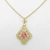 K18YG コンクパールネックレス