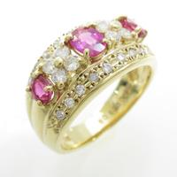 K18YG ルビーリング